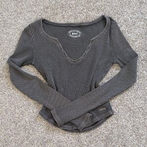 BDG Charcoal Long Sleeve Tee